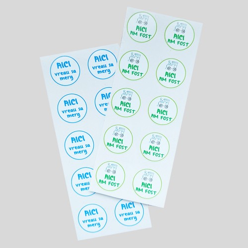 Set stickere